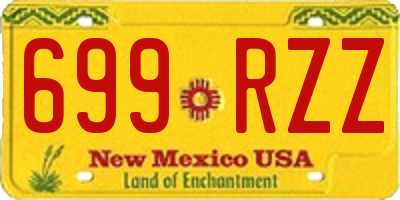 NM license plate 699RZZ