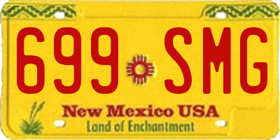 NM license plate 699SMG