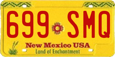 NM license plate 699SMQ