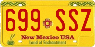 NM license plate 699SSZ