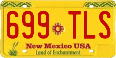 NM license plate 699TLS