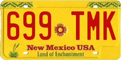 NM license plate 699TMK