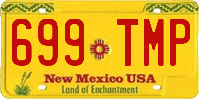 NM license plate 699TMP