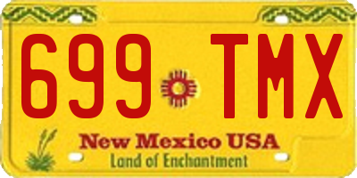 NM license plate 699TMX
