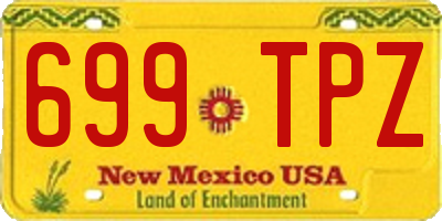 NM license plate 699TPZ