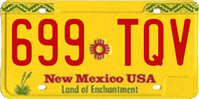 NM license plate 699TQV