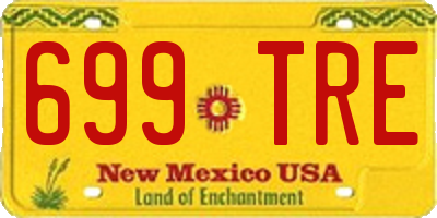 NM license plate 699TRE