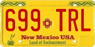 NM license plate 699TRL