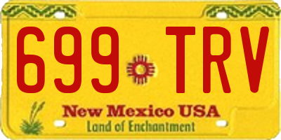 NM license plate 699TRV