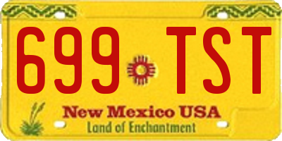 NM license plate 699TST