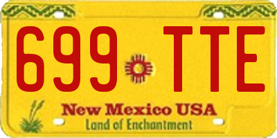NM license plate 699TTE