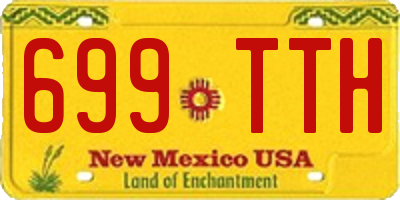 NM license plate 699TTH