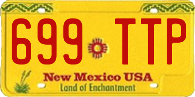 NM license plate 699TTP