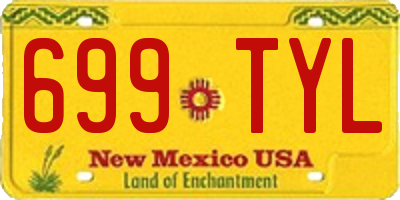 NM license plate 699TYL