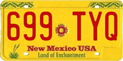 NM license plate 699TYQ