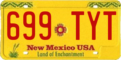 NM license plate 699TYT