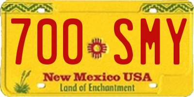 NM license plate 700SMY