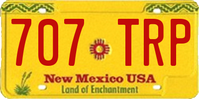 NM license plate 707TRP