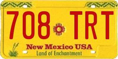 NM license plate 708TRT