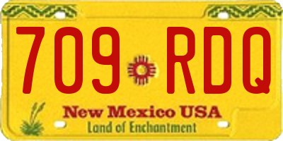 NM license plate 709RDQ