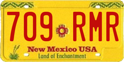 NM license plate 709RMR