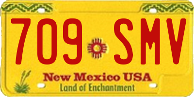 NM license plate 709SMV