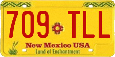 NM license plate 709TLL