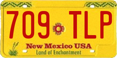 NM license plate 709TLP