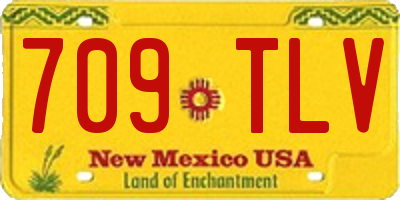 NM license plate 709TLV
