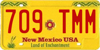 NM license plate 709TMM