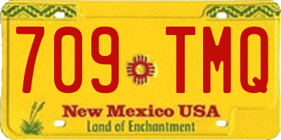 NM license plate 709TMQ