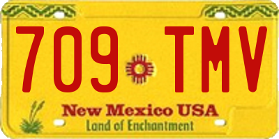 NM license plate 709TMV