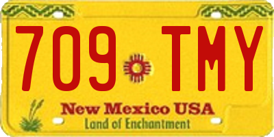 NM license plate 709TMY
