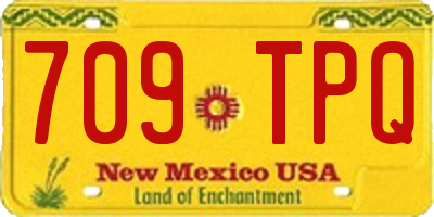 NM license plate 709TPQ