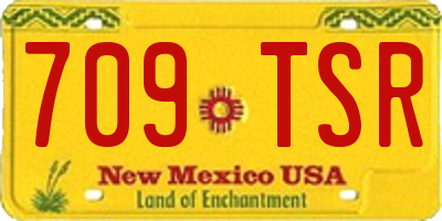 NM license plate 709TSR