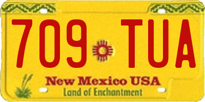 NM license plate 709TUA