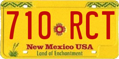 NM license plate 710RCT