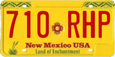 NM license plate 710RHP