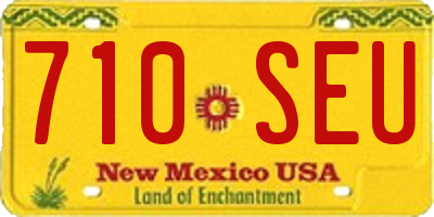 NM license plate 710SEU