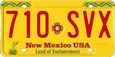 NM license plate 710SVX