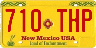NM license plate 710THP