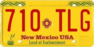 NM license plate 710TLG