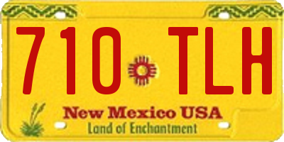NM license plate 710TLH