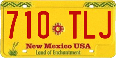 NM license plate 710TLJ