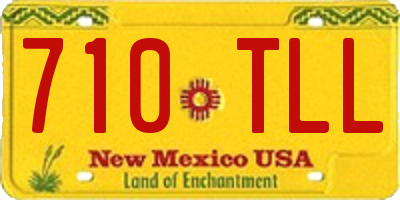 NM license plate 710TLL