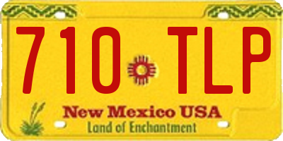 NM license plate 710TLP