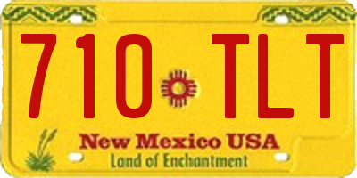 NM license plate 710TLT