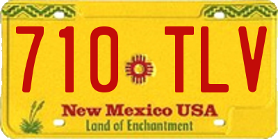 NM license plate 710TLV