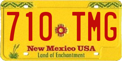 NM license plate 710TMG