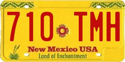 NM license plate 710TMH